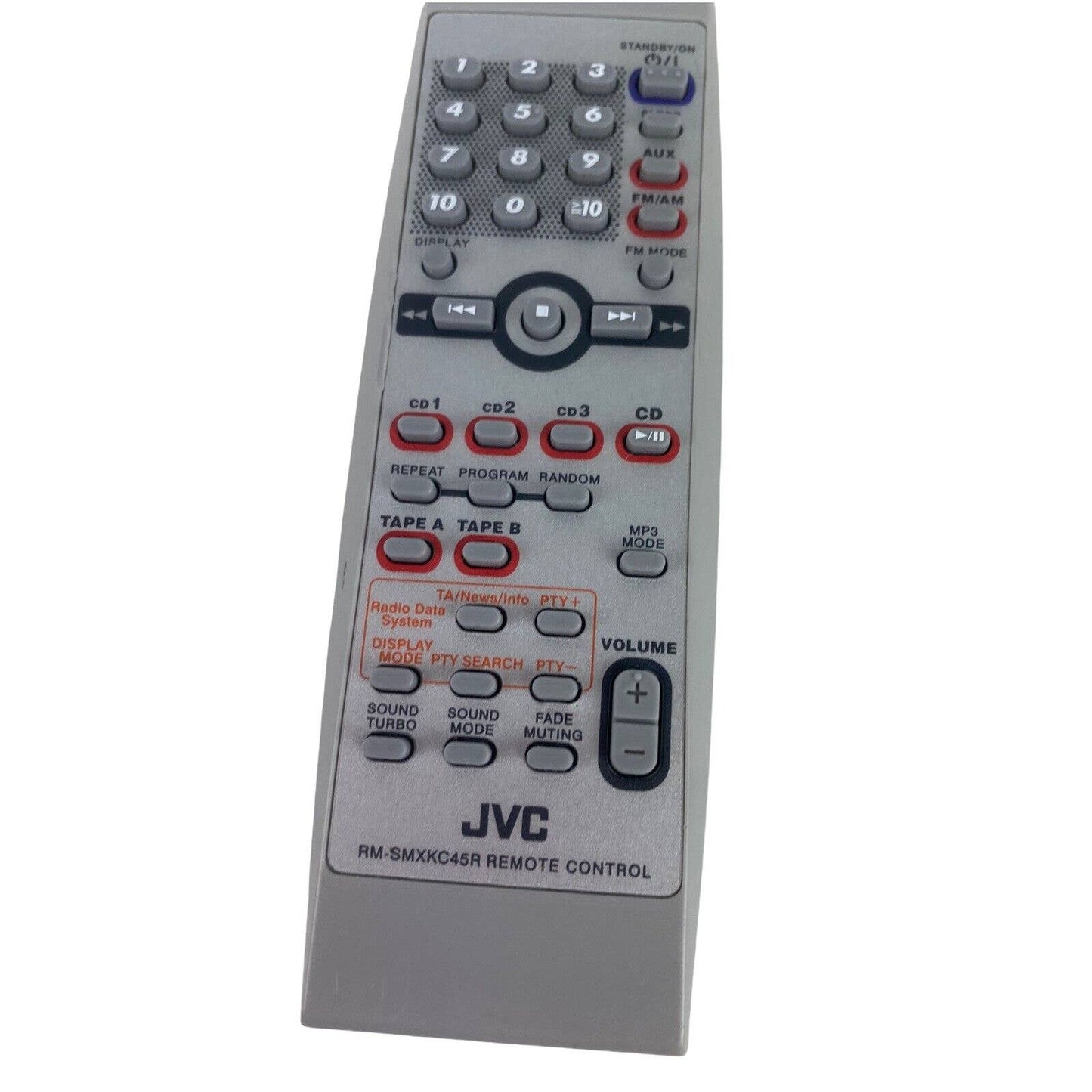 JVC RM-SMXKC45R Compact System Replacement Remote Control