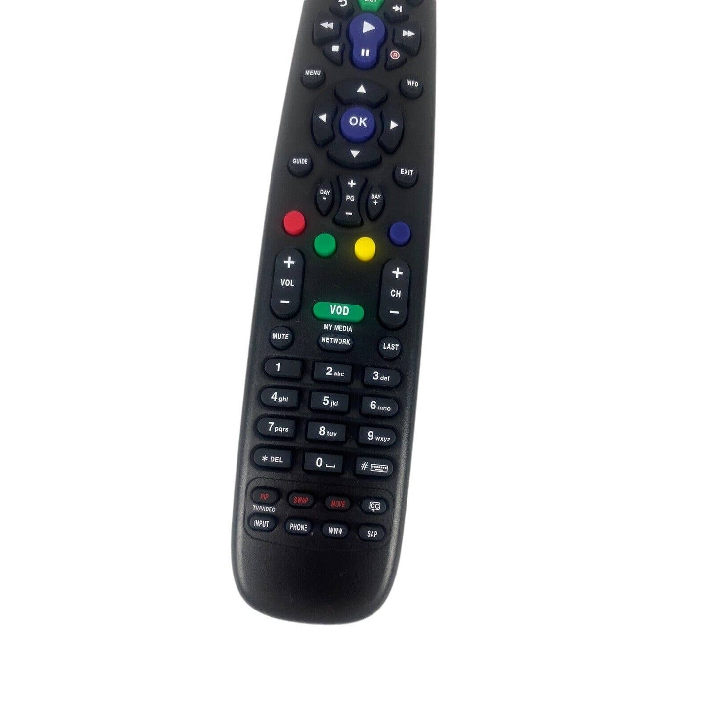 66950BA2-009-R TV AUX DVD STB Replacement Remote Control Tested Black