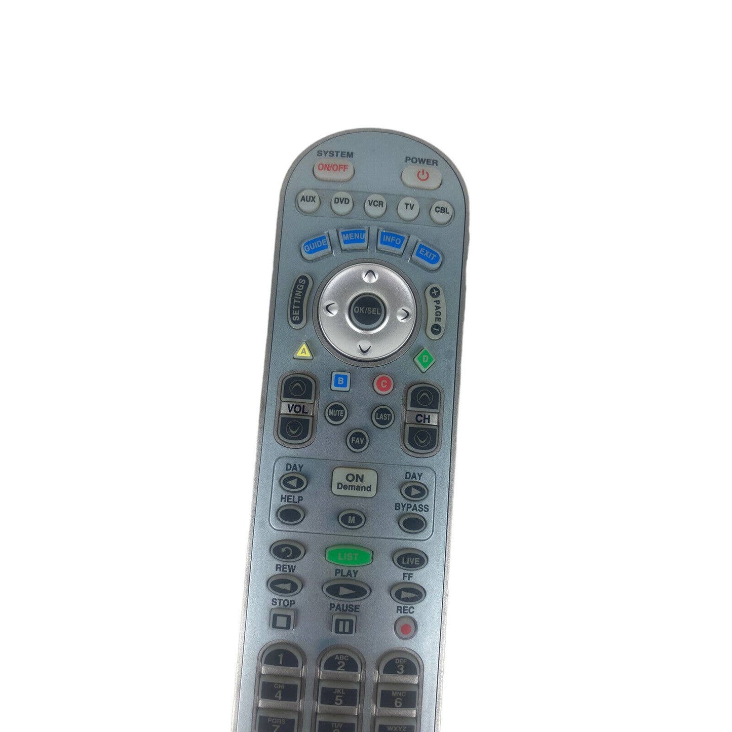 Atlantic Broadband UR5U-8800L-AB Cable TV Television Remote Control