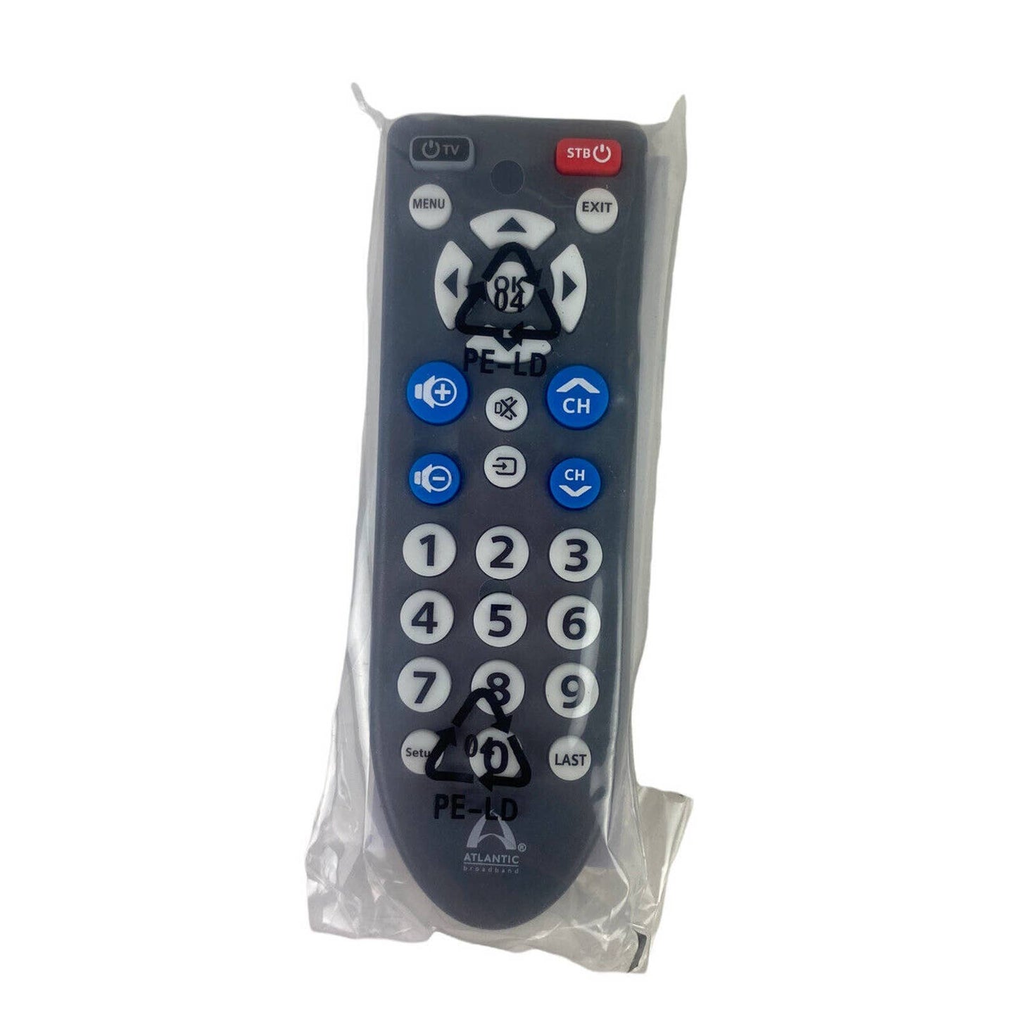 NEW Atlantic Broadband GDCT-HTL Cable TV Television Remote Control