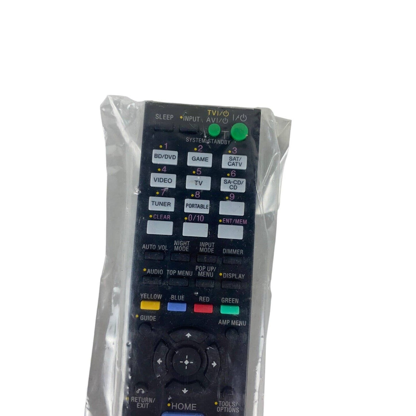 NEW Sony RM-AAU104 OEM Original AV System Replacement Remote Control Black