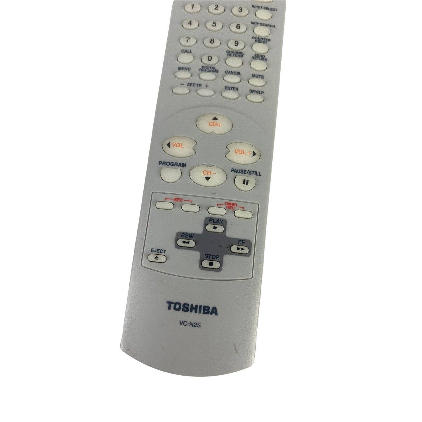 Toshiba VC-N2S TV VCR Replacement Remote Control