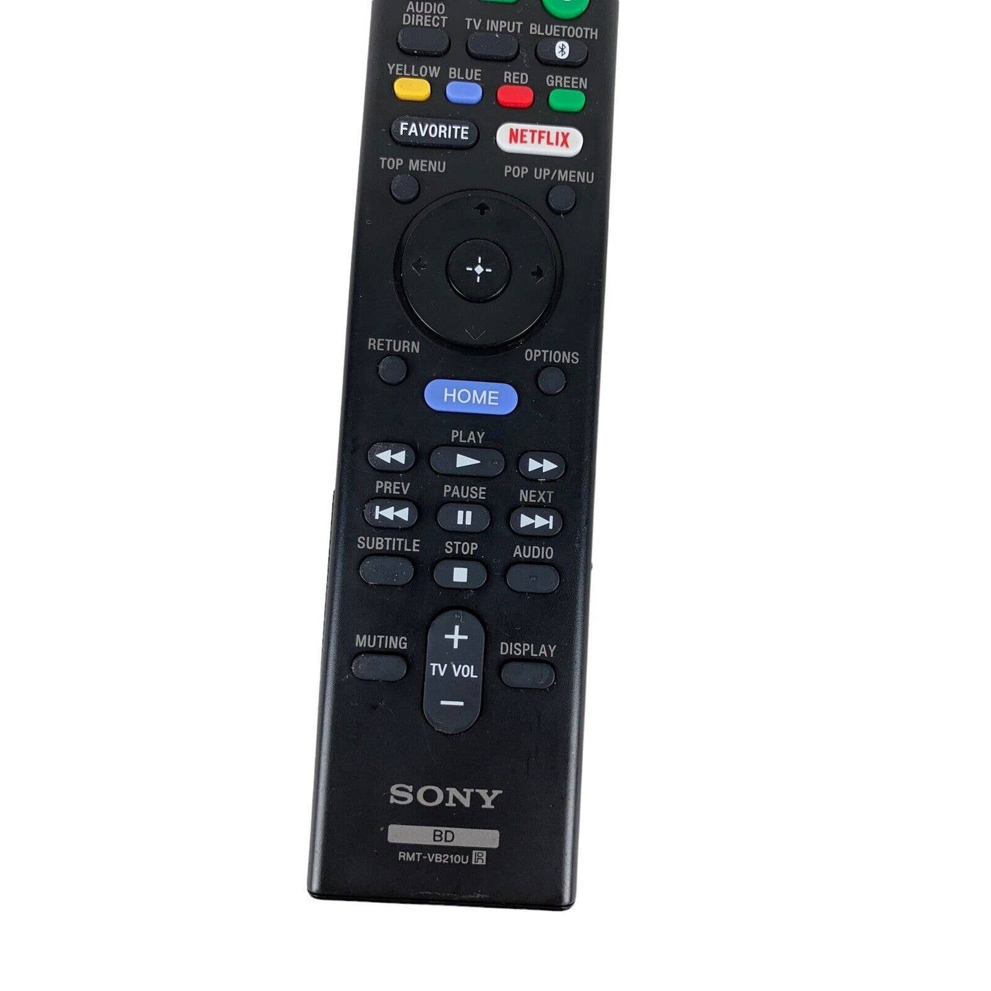 Sony RMT-VB210U OEM Original Blu-Ray Replacement Remote Control Tested Black