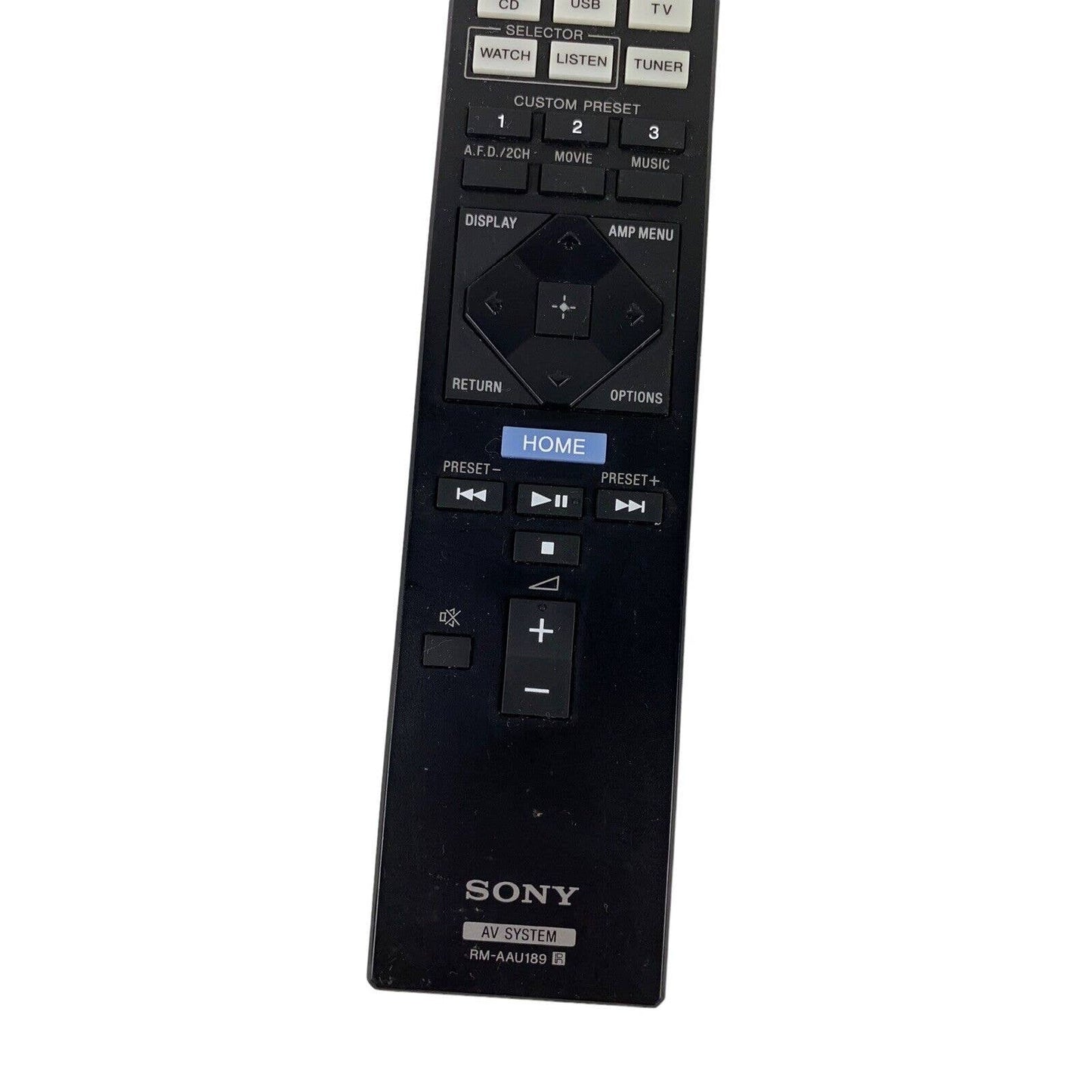 Sony RM-AAU189 AV System Replacement Remote Control