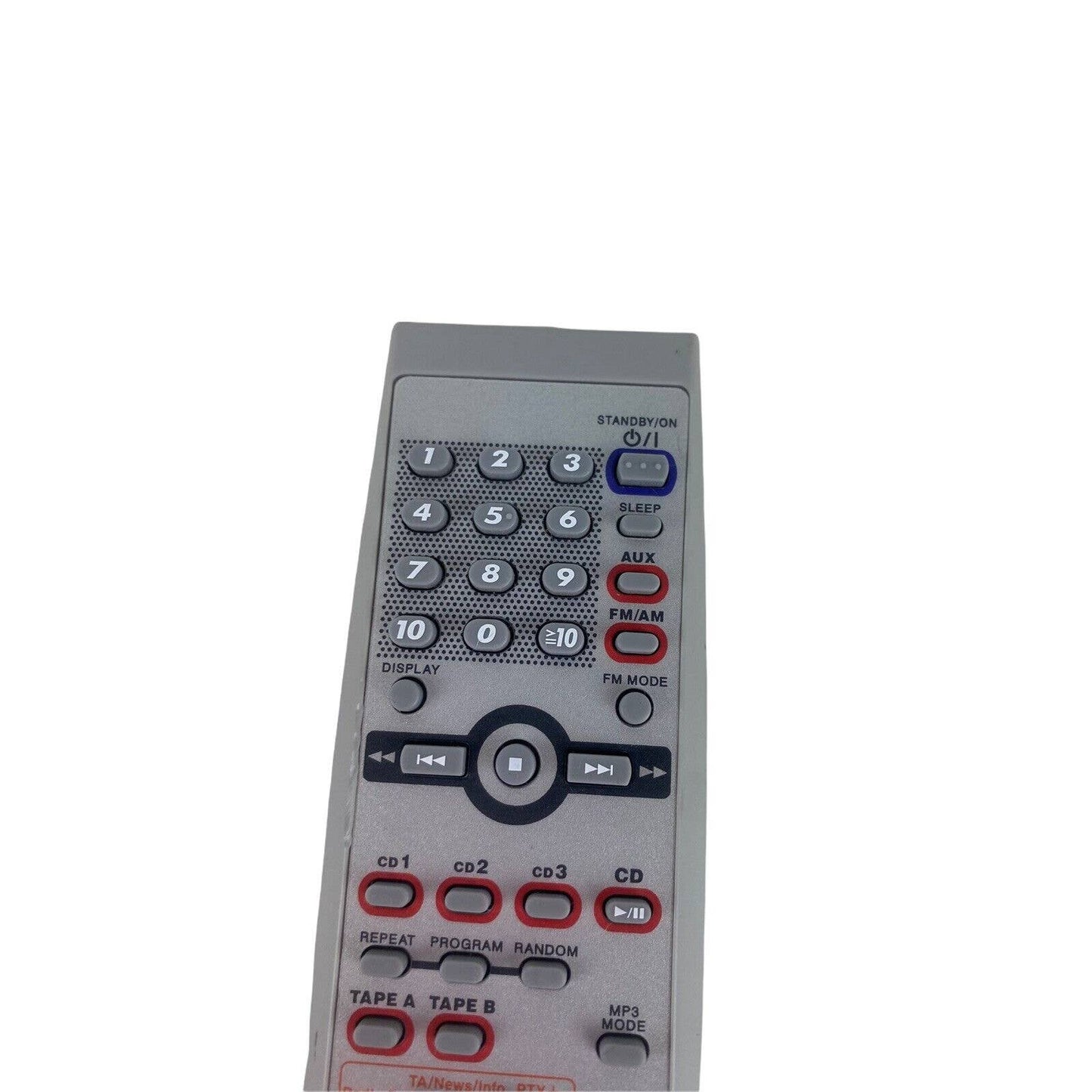 JVC RM-SMXKC45R Compact System Replacement Remote Control