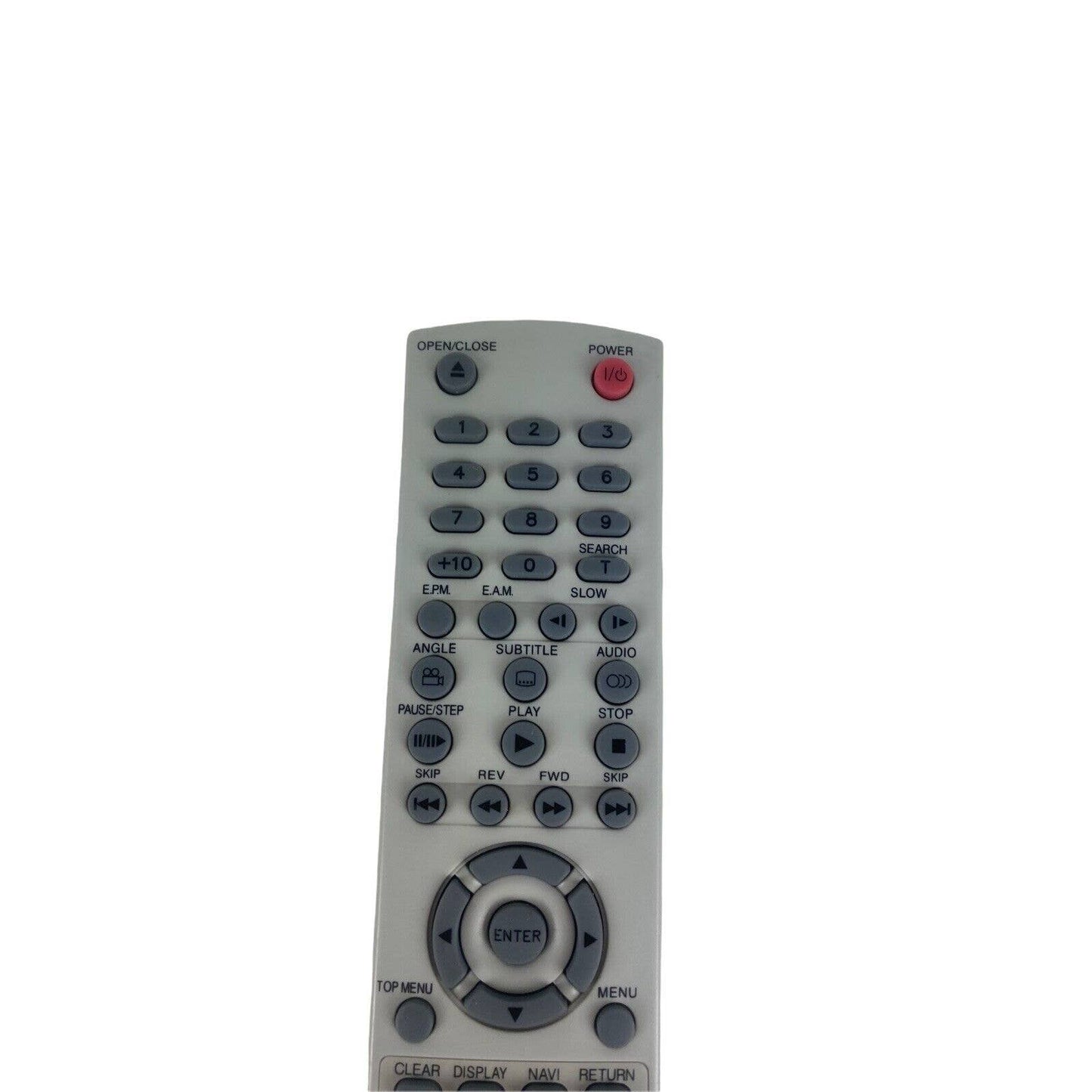 Toshiba SE-R0213 DVD Replacement Remote Control