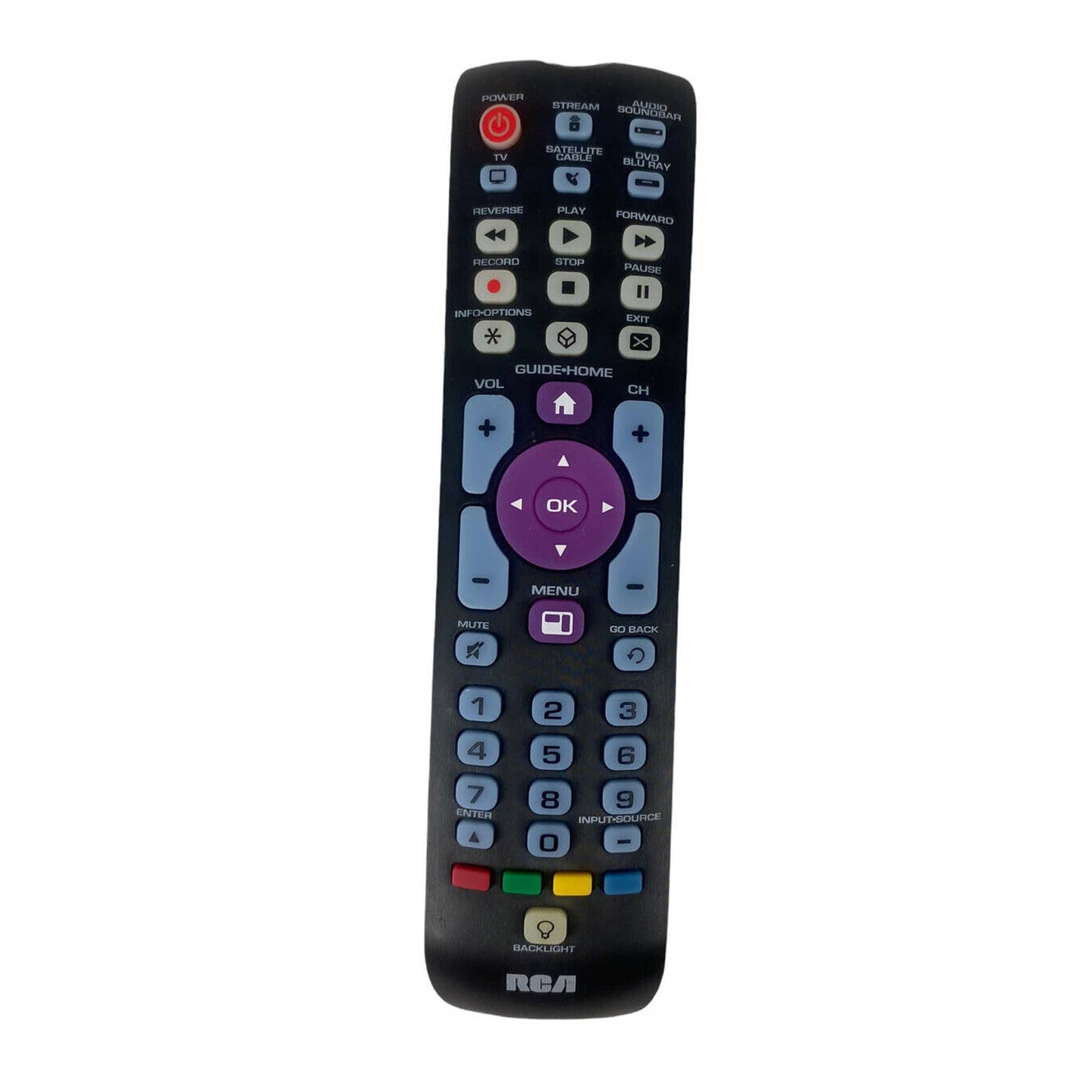 RCA RCRN05BHZ 5-Device Universal Replacement Remote Control