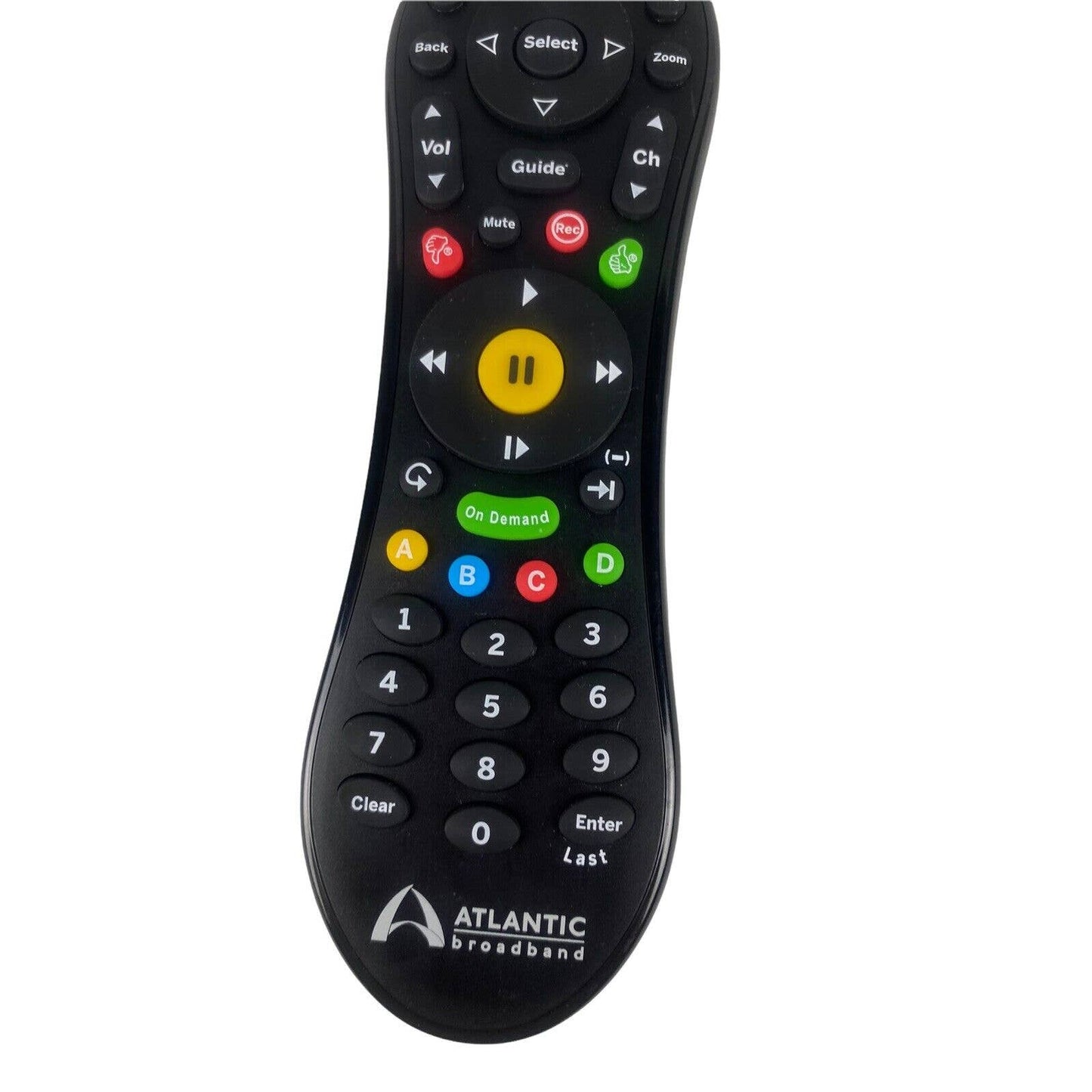 TiVo Atlantic Broadband SMLD-00266-000 Cable TV Replacement Remote Control