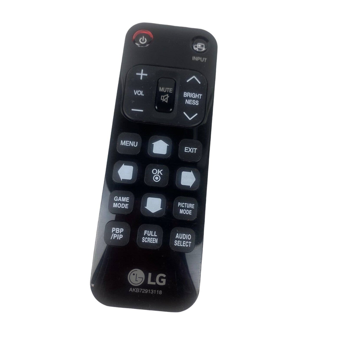 LG AKB72913118 Monitor Replacement Remote Control Black