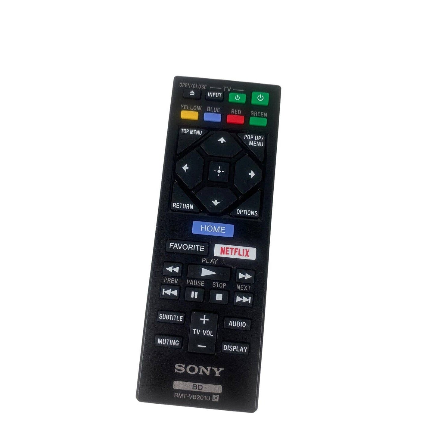 Sony RMT-VB201U Blu-Ray Replacement Remote Control