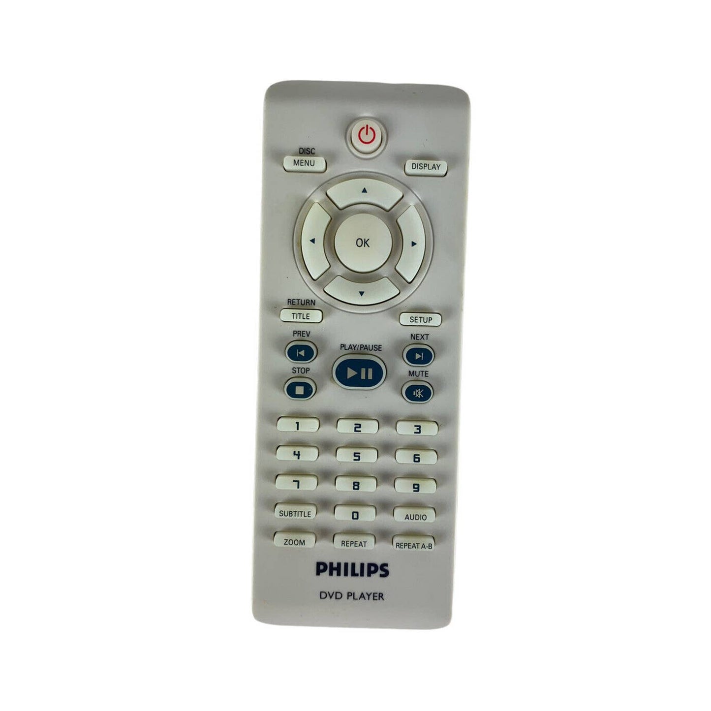 Philips RC-2020 DVD Player OEM Original Replacement Remote Control Tested