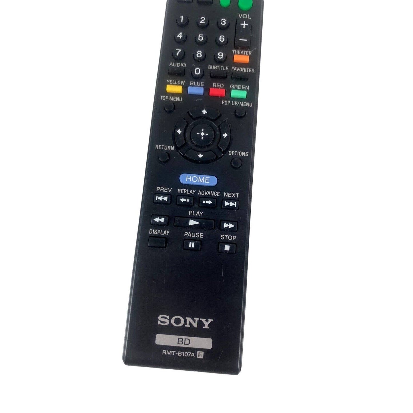 Sony RMT-B107A Blu-Ray Replacement Remote Control