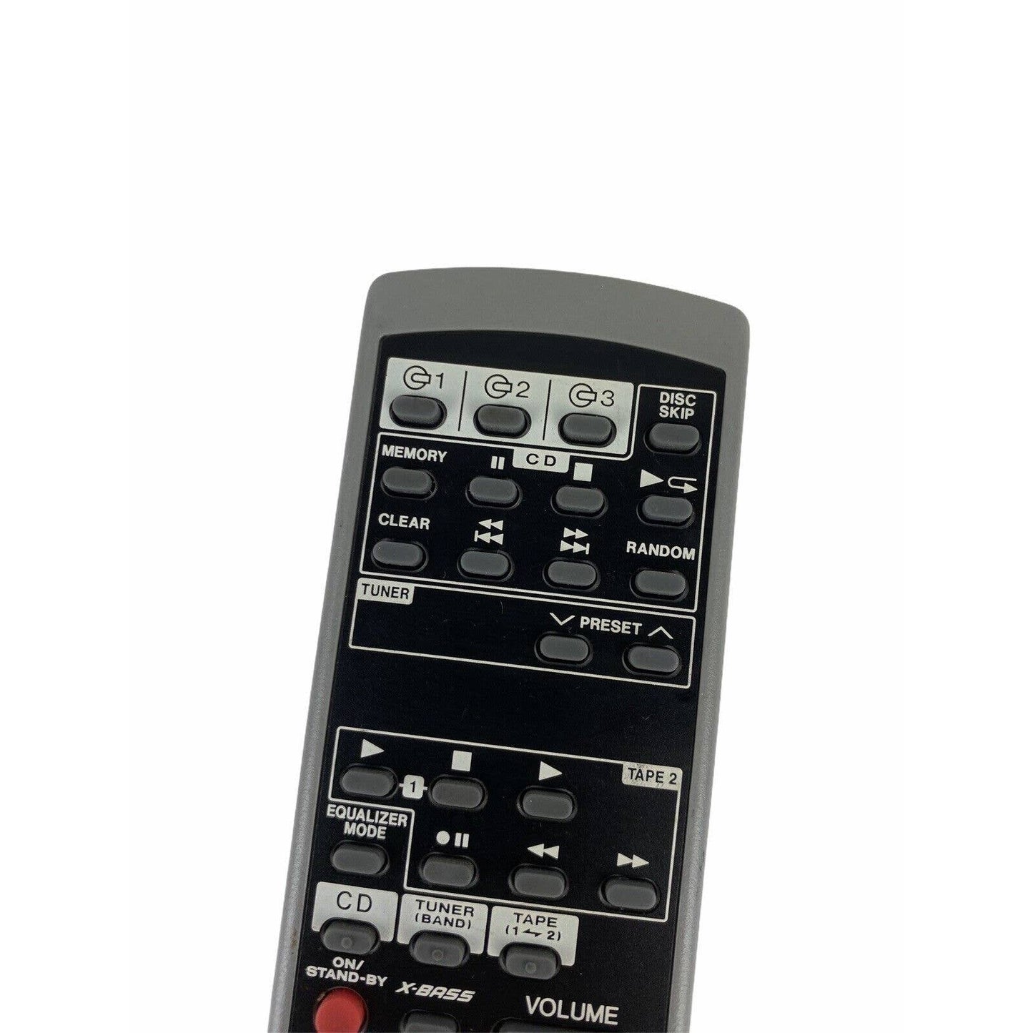 Sharp RRMCG0229AWSA Audio System Replacement Remote Control