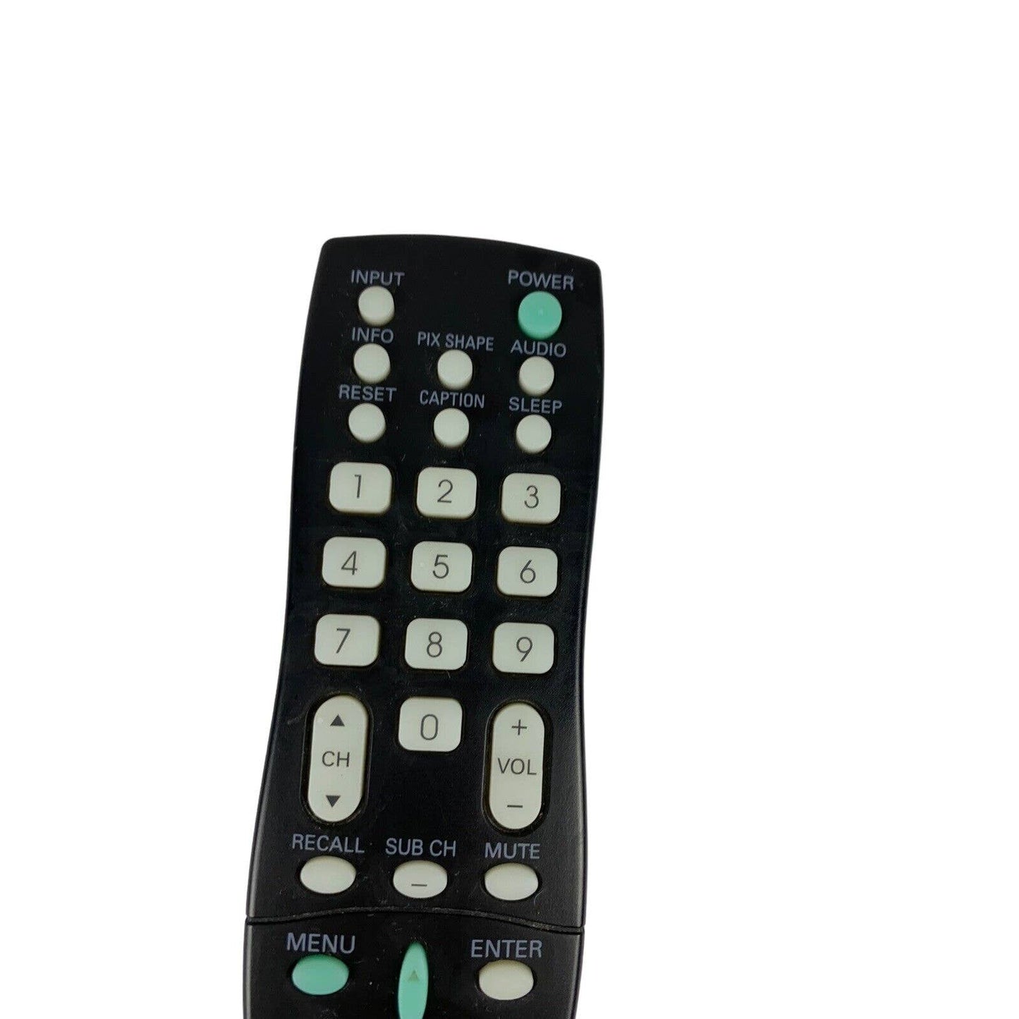 Sanyo GXFA OEM Original TV Television Replacement Remote Control Tested Black