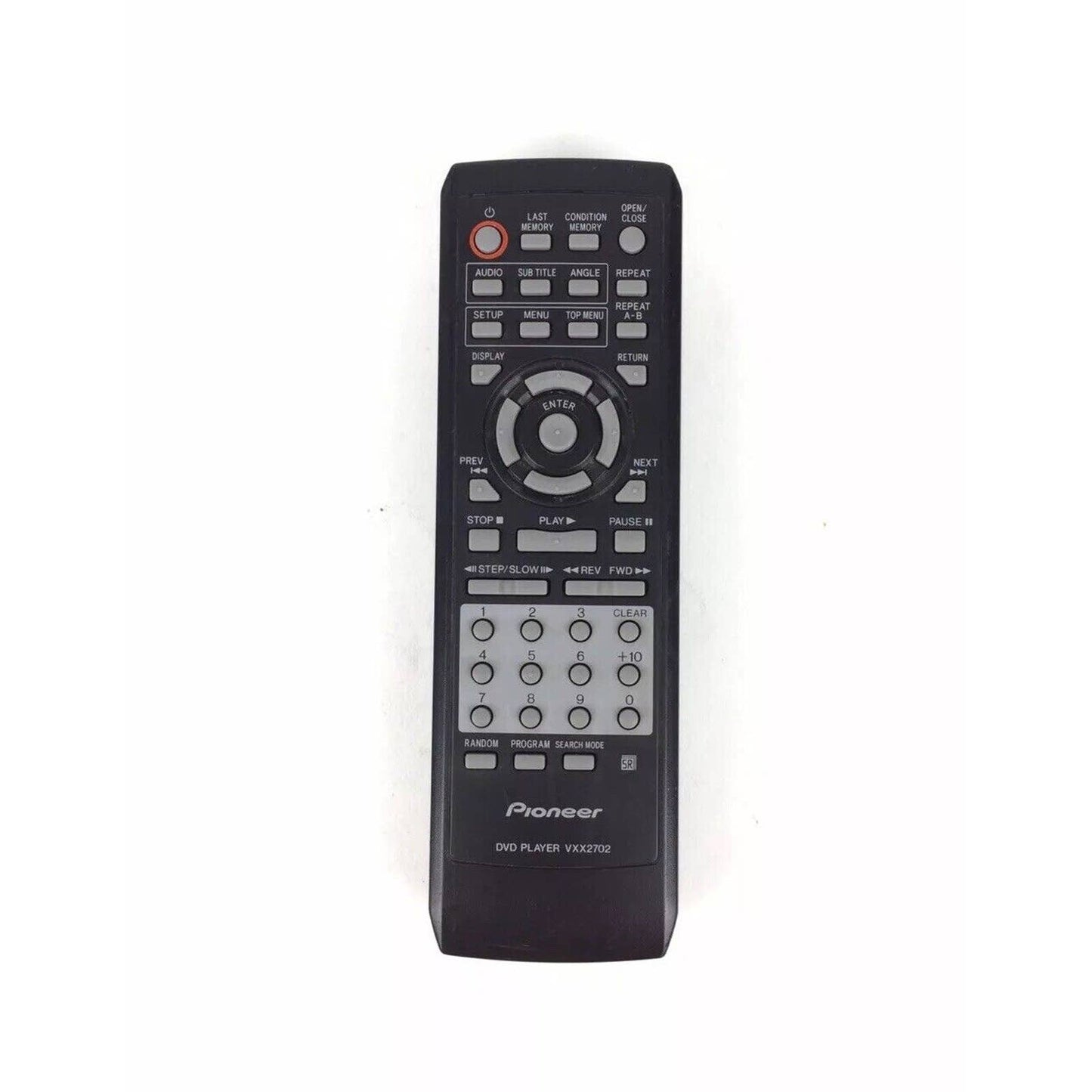 Pioneer VXX2702 DVD Player Replacement Remote Control