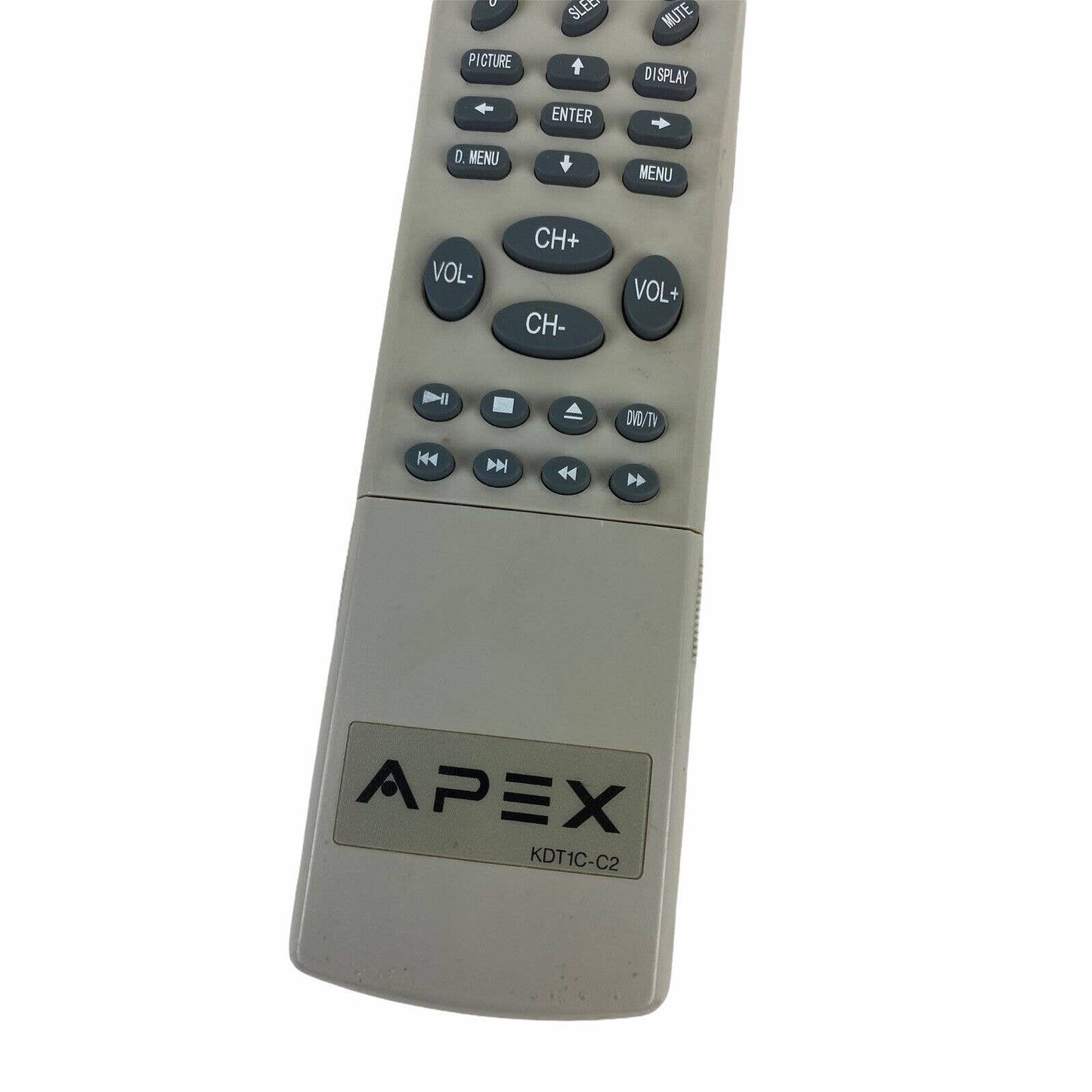 Apex KDT1C-C2 TV DVD Replacement Remote Control