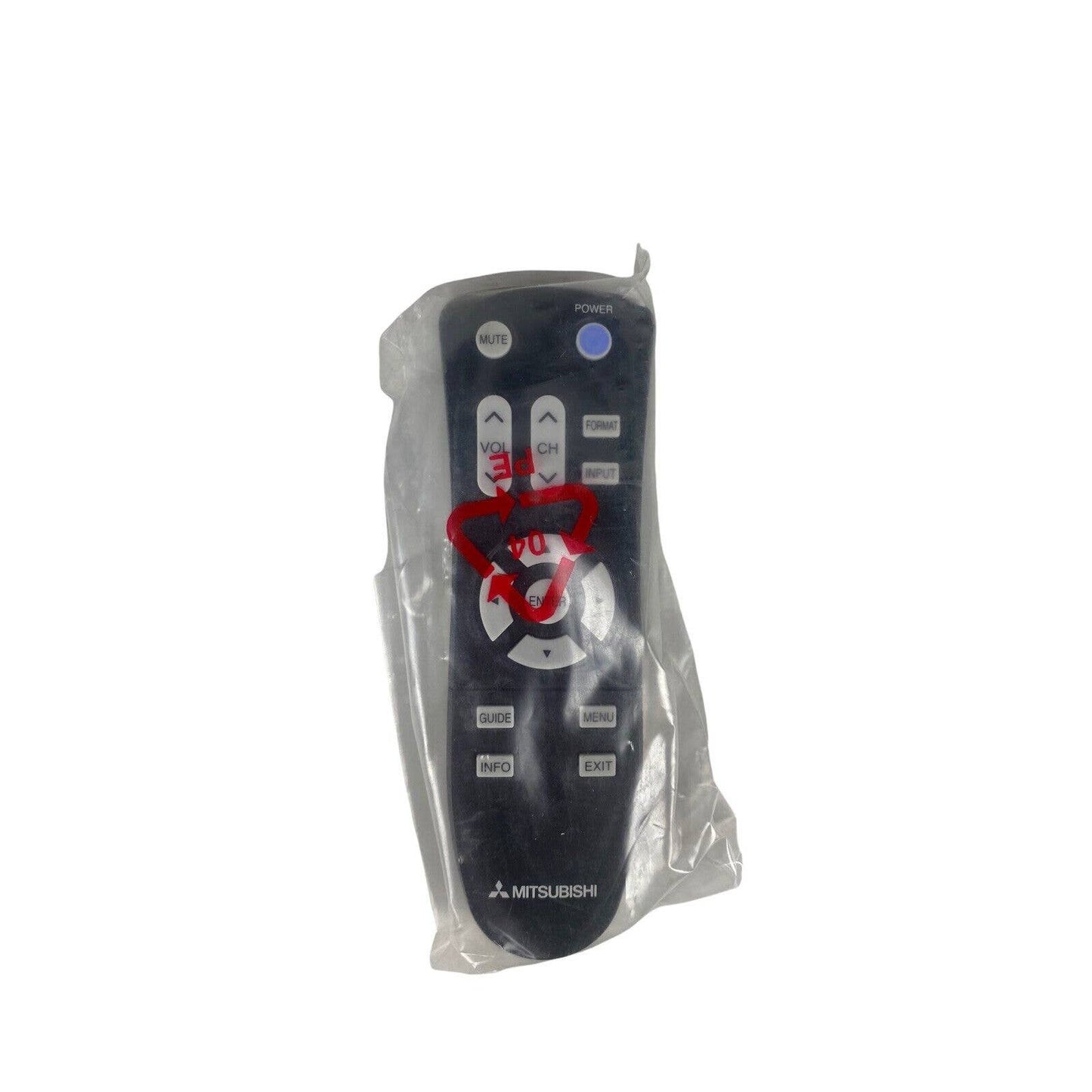 Mitsubishi 290P137030 3333RA0 TV Television Replacement Remote Control