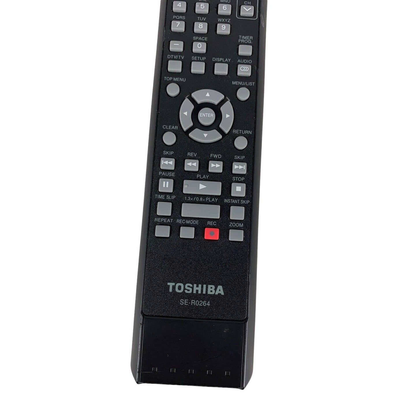 Toshiba SE-R0264 OEM Original DVD VCR Replacement Remote Control Black