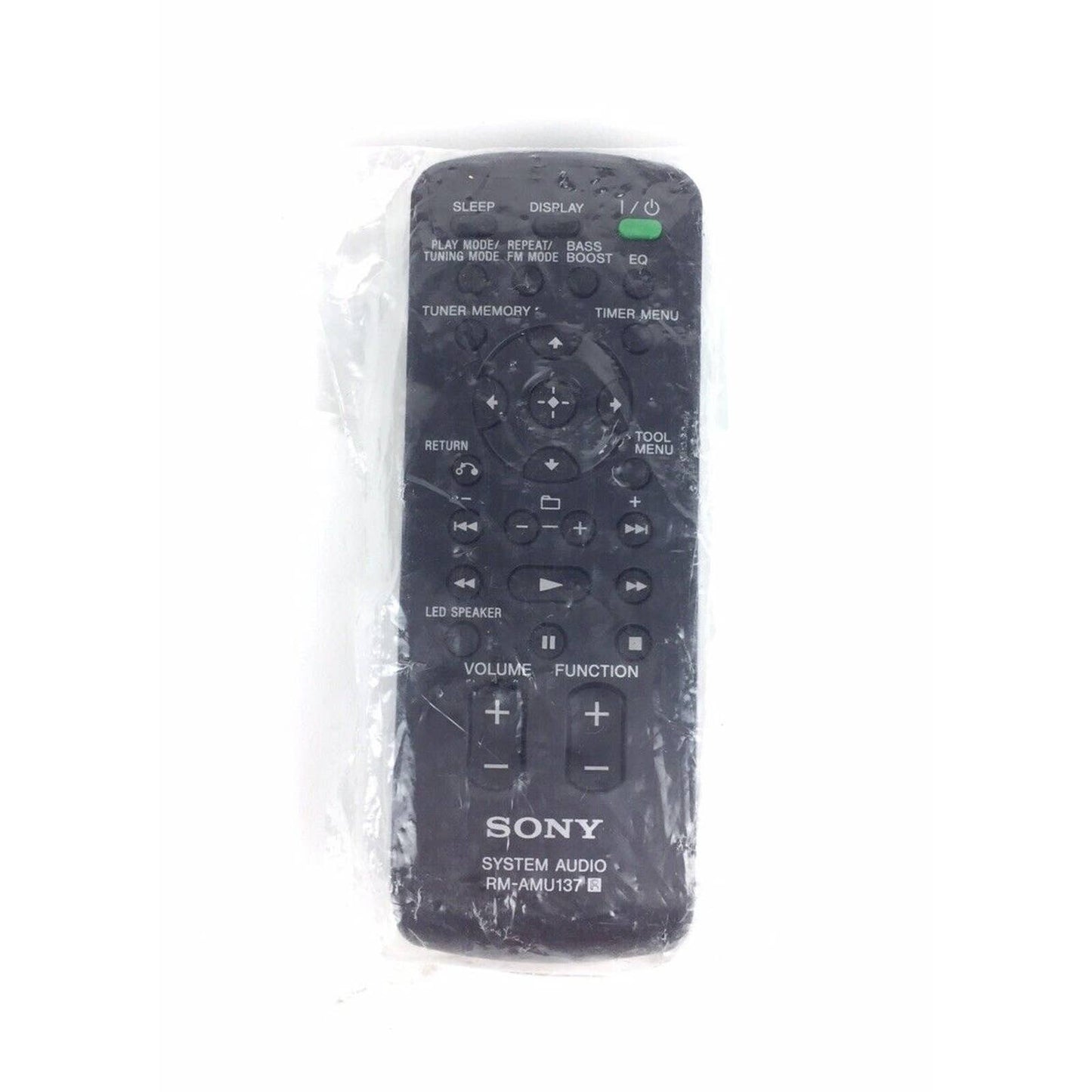 NEW Sony RM-AMU137 OEM Original System Audio Replacement Remote Control Black