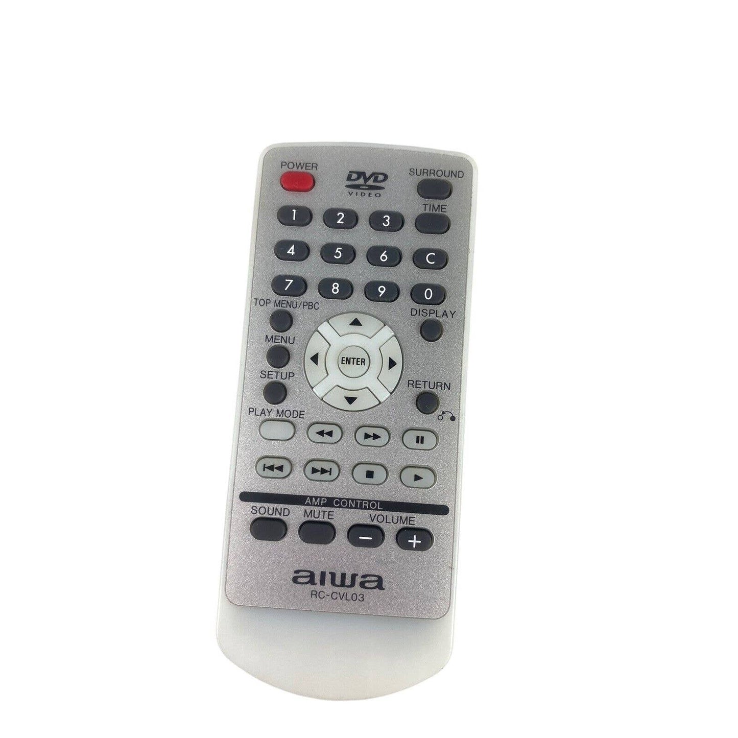 Aiwa RC-CVL03 DVD Player Replacement Remote Control