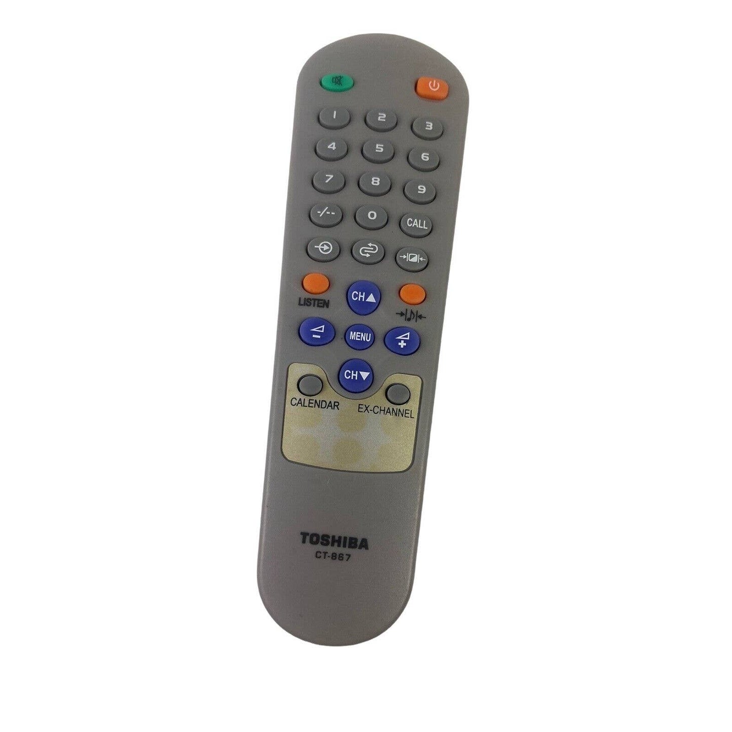 Toshiba CT-867 TV Television Replacement Remote Control