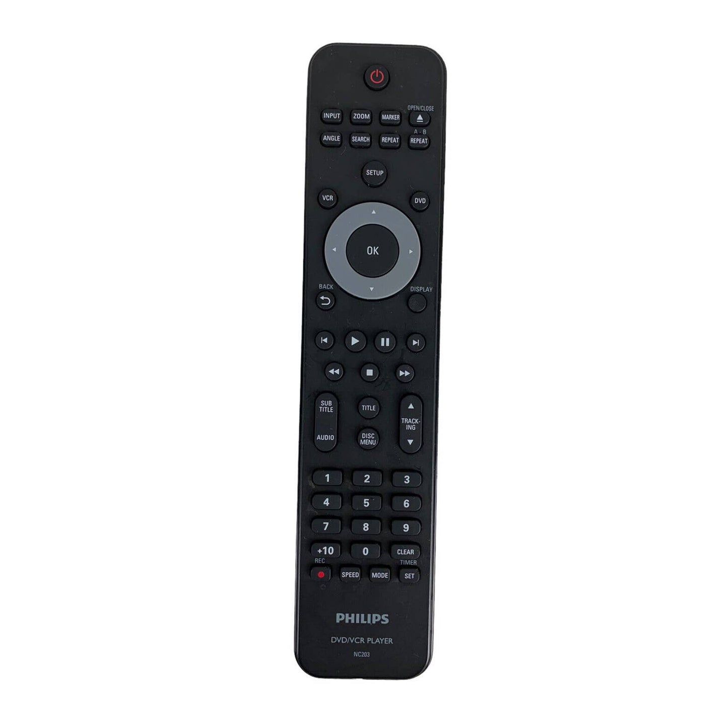 Philips NC203 DVD VCR Replacement Remote Control