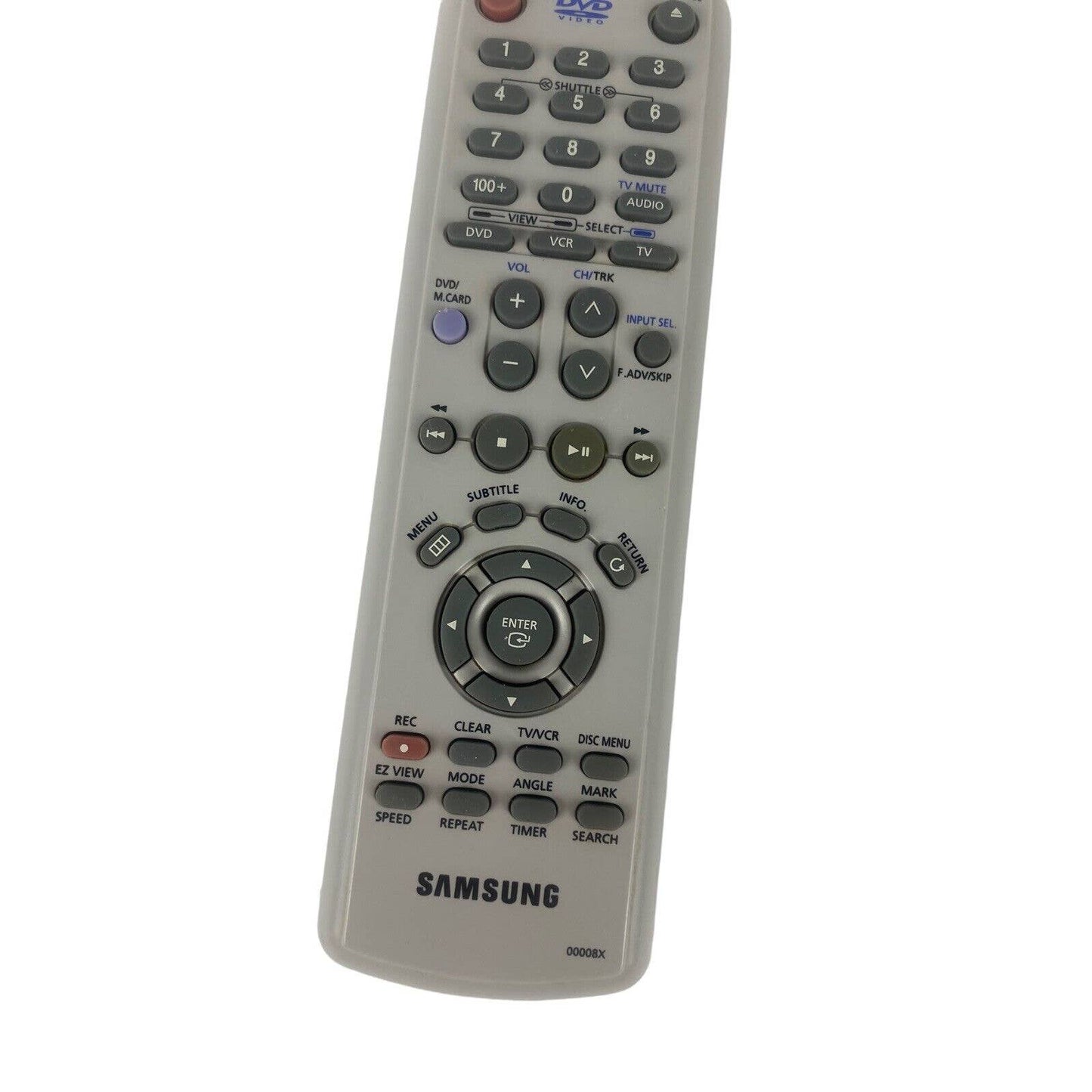 Samsung 00008X DVD Replacement Remote Control