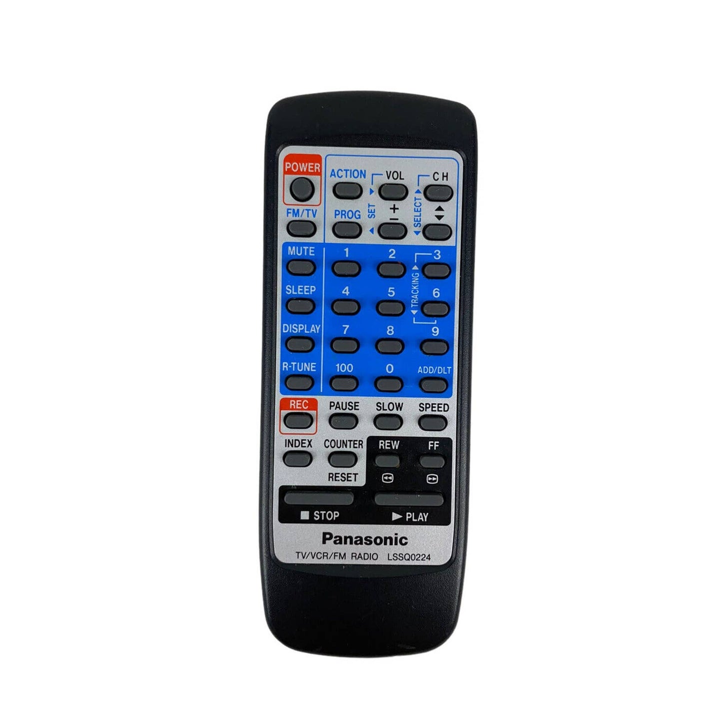 Panasonic LSSQ0224 OEM Original TV VCR Audio Replacement Remote Control