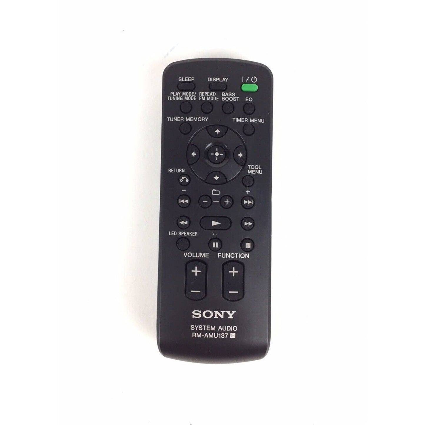 NEW Sony RM-AMU137 OEM Original System Audio Replacement Remote Control Black