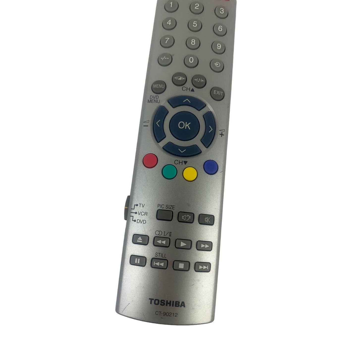 Toshiba CT-90212 TV DVD VCR Replacement Remote Control