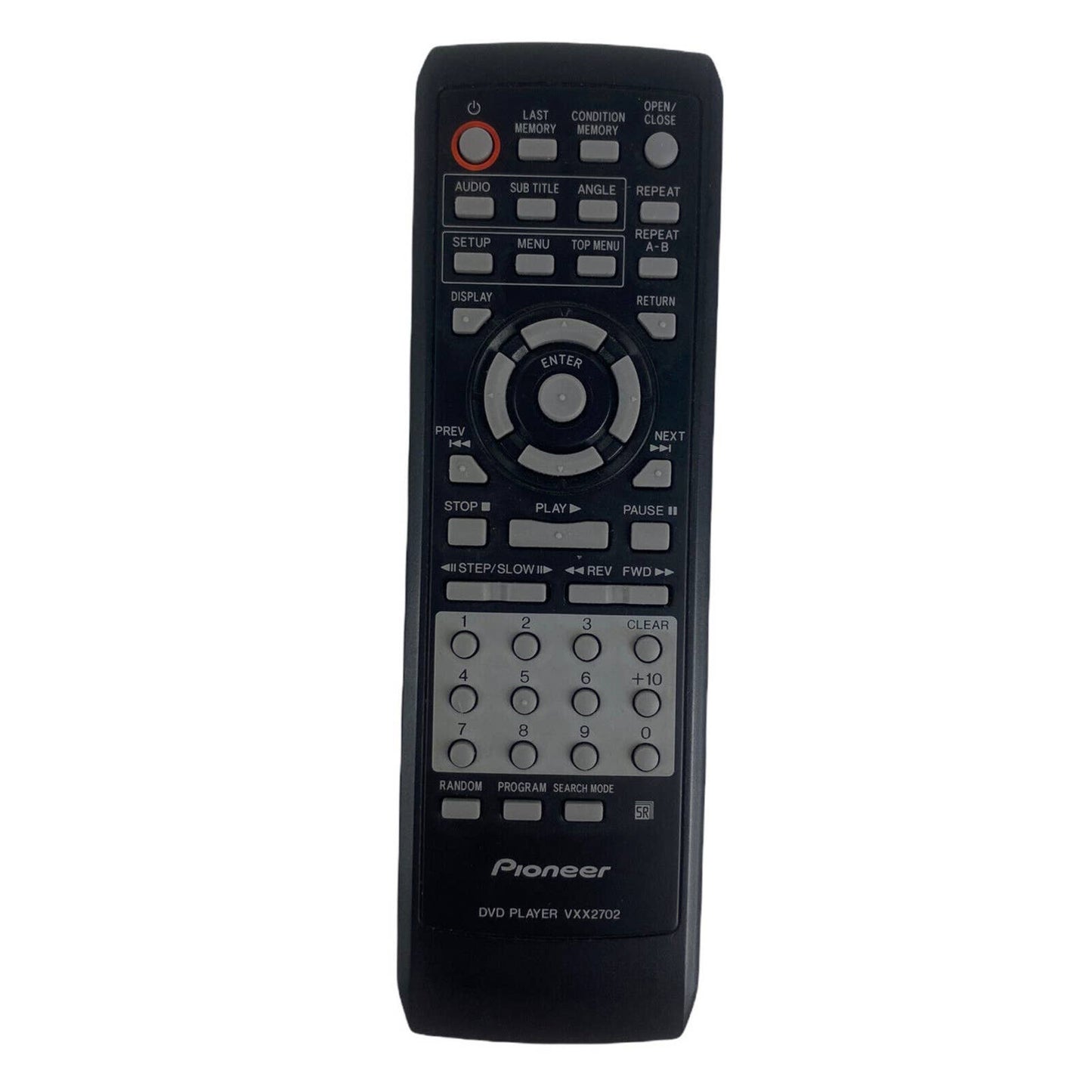 Pioneer VXX2702 DVD Replacement Remote Control