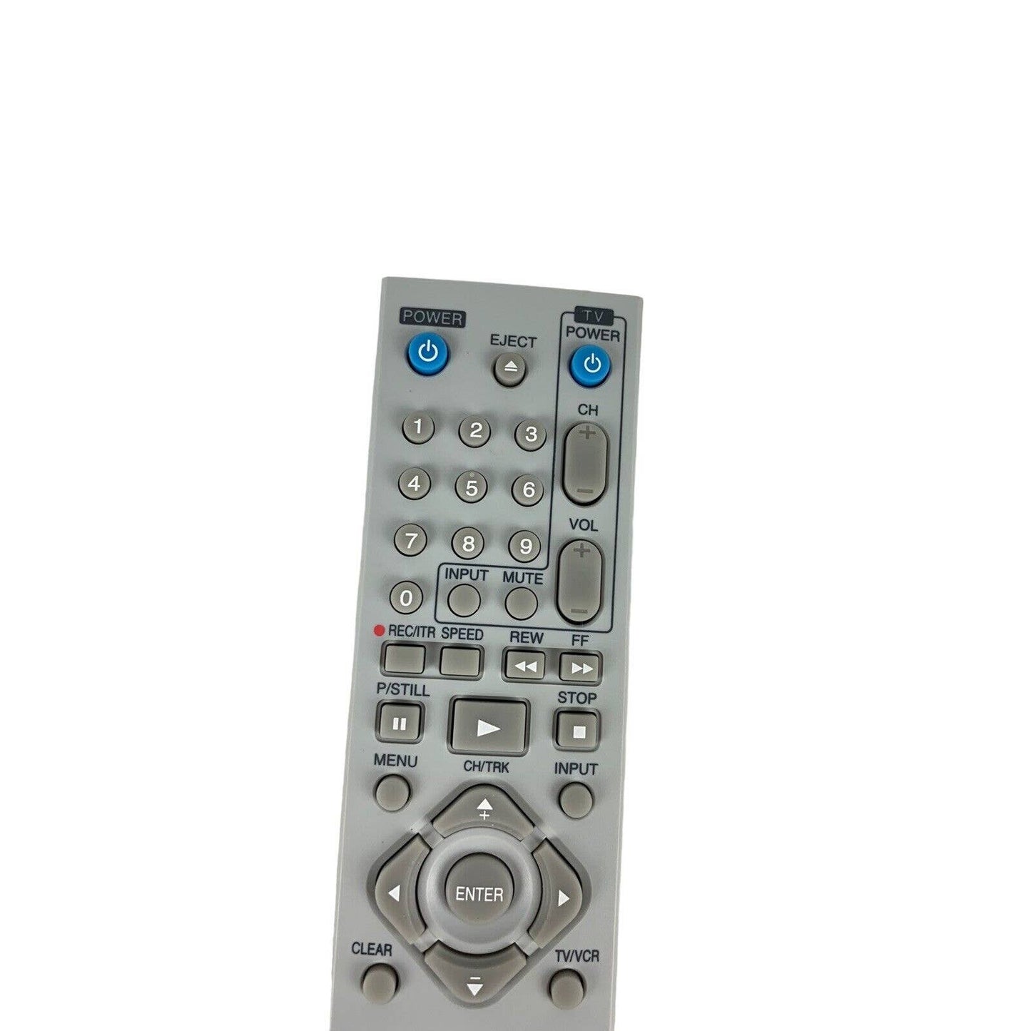 Zenith 6711R1N156B OEM Original VCR Replacement Remote Control Tested Gray