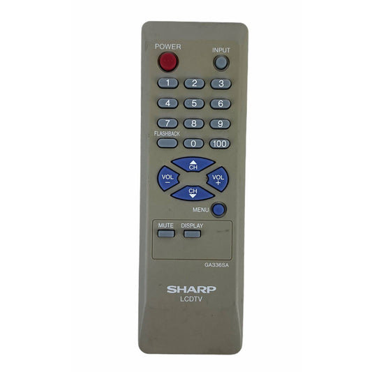 Sharp GA336SA LCD TV Television Replacement Remote Control