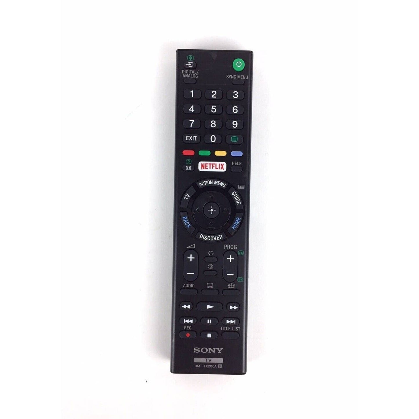 Sony RMT-TX200A OEM Original TV Television Replacement Remote Control Tested